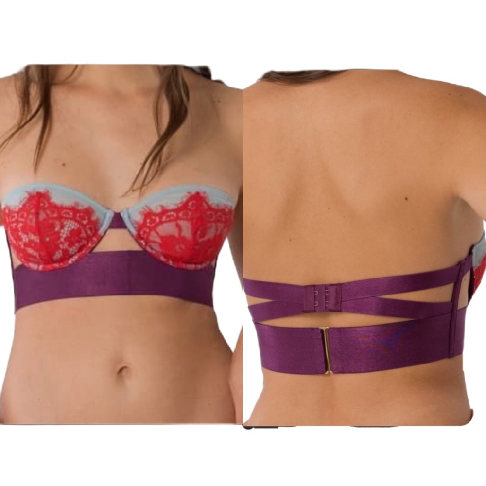 Dora Larsen Longline Strapless Bra Size 34D